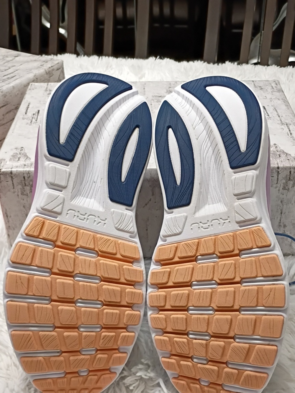 KURU Cloud+ Triple Max Ion Blue & Purple Running Plantar Fascitis Sneakers 9M - Picture 14 of 14